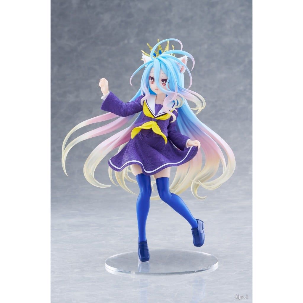 18cm FULLBOX [ hỏa tốc hcm ][ Vũ Trí Ba ] Mô hình nhân vật  No Game No Life - Shiro - Nekomimi Seifuku ver.