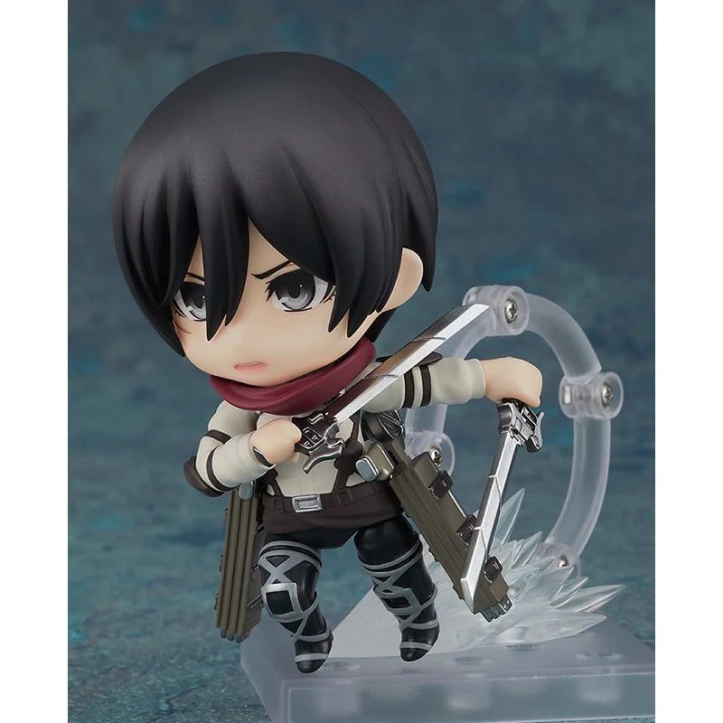 12cm FuLL BoX [ Vũ Trí Ba ] Mô Hình attack on titan Nendoroid Mikasa Ackerman The Final Season Ver