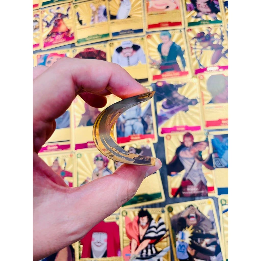 VIDEO [ hỏa tốc hcm ] 55 Lá thẻ one piece Mạ Vàng Trò Chơi Đối Kháng Đồ Chơi Trẻ Em