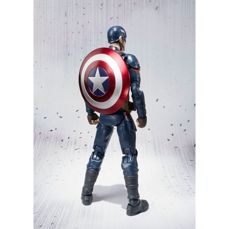 16cm FULLBOX [ Hỏa tốc ][ Vũ Trí Ba ] Mô hình S.H. Figuarts - Captain America (Civil War)