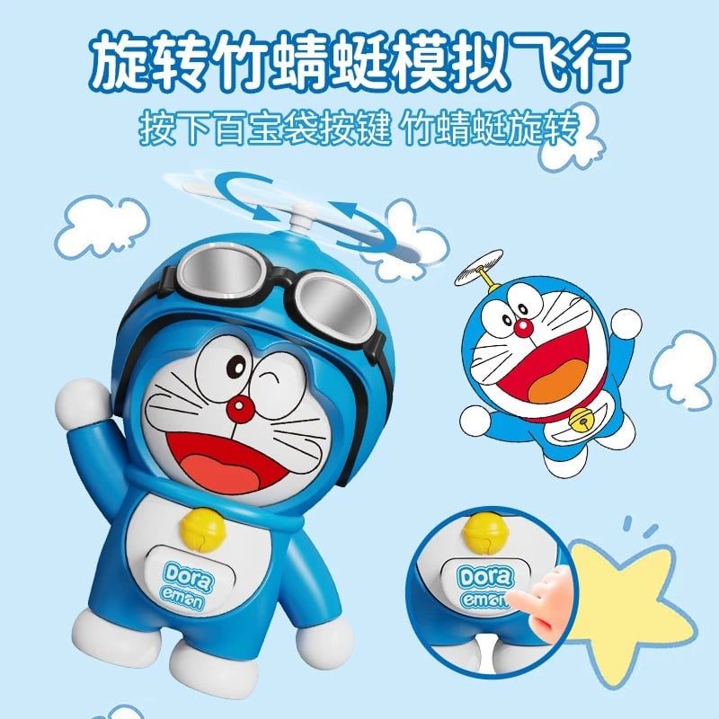 VIDEO [ Hỏa tốc HCM ]Móc khóa móc treo balo mô hình Doraemon Doremon 3 biểu cảm mặt cute dễ thương