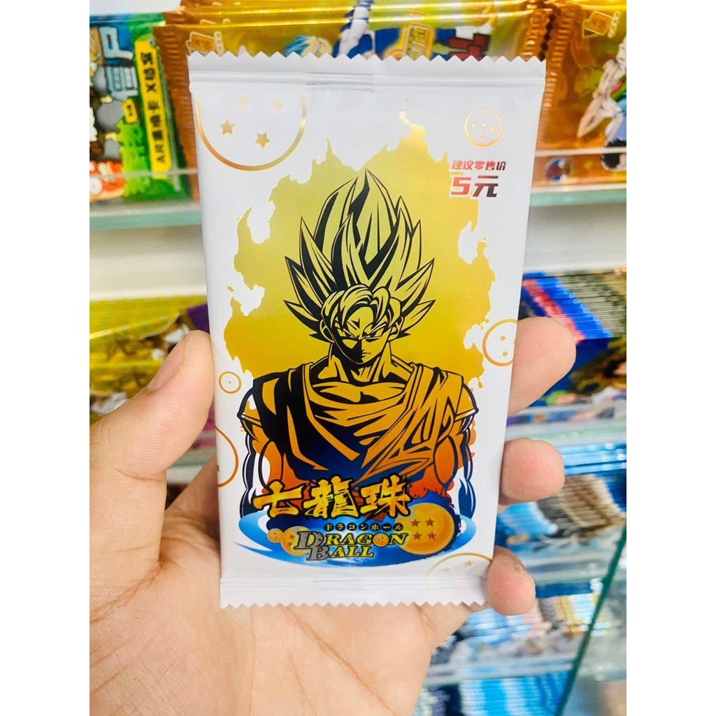 [ Vũ Trí Ba ] Tổng hợp Set 5 ảnh thẻ nhân phẩm Anime Dragon Ball ngẫu nhiên chibi xinh xắn