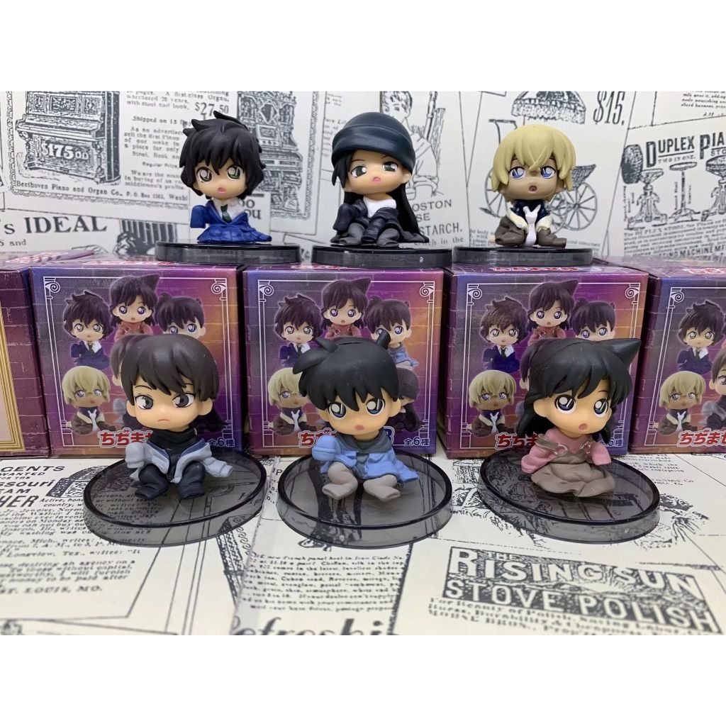 >45 mẫu [ hỏa tốc hcm ][ Vũ Trí Ba ] Set Mô Hình Thám Tử Conan ran akai amuro Chibi Cute Detective