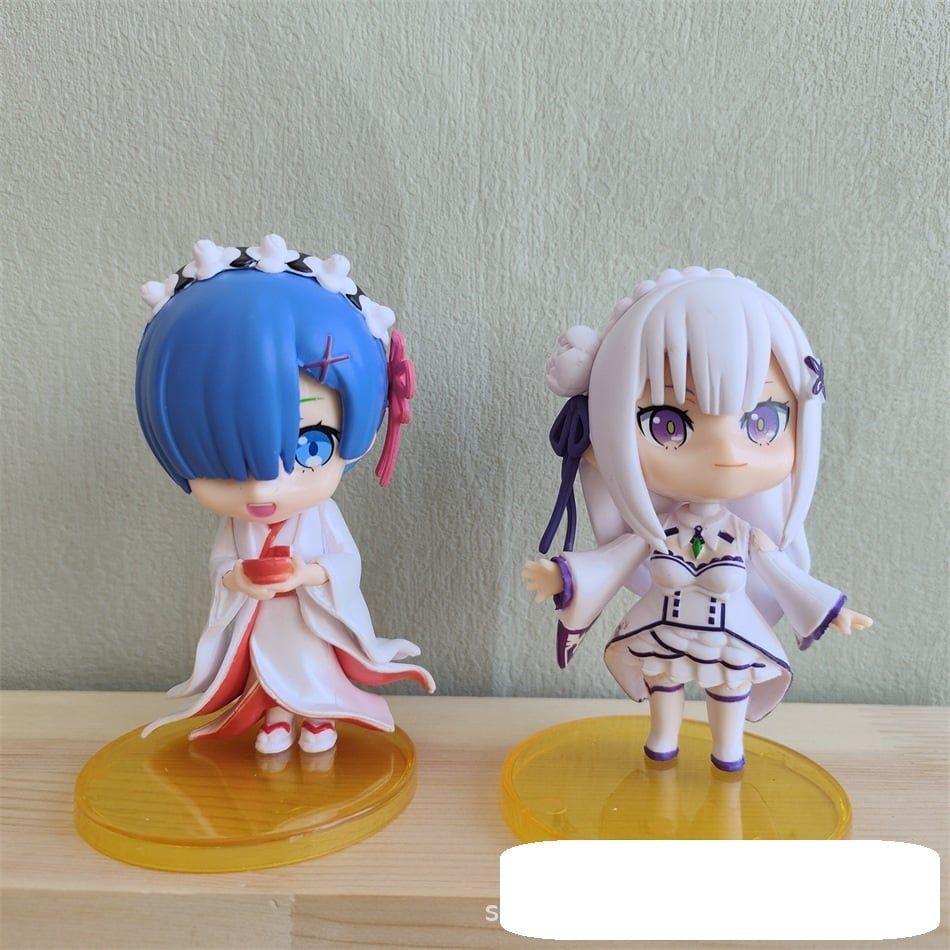 MUA 5 TẶNG 1 CÓ VIDEO [ Hỏa tốc HCM ][ Vũ Trí Ba ] Mô hình nhân vật RE:ZERO bộ 6 nhân vật Rem chibi 10cm