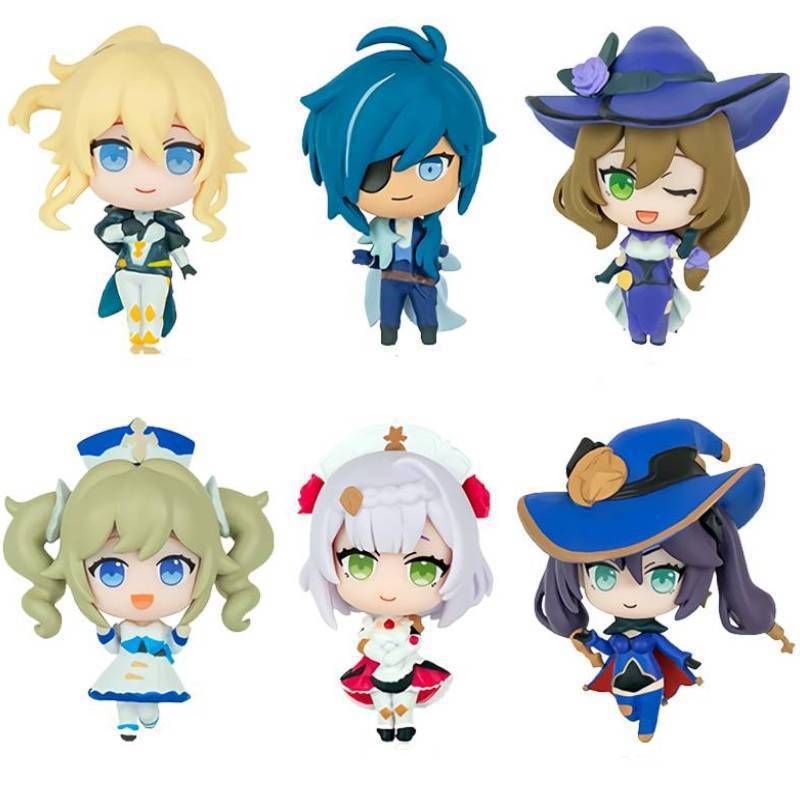 mua 5 tặng 1 [ hỏa tốc hcm ] Vũ Trí Ba 6 Mô hình chibi Figure Genshin Impact Raiden yae shogun Hutao