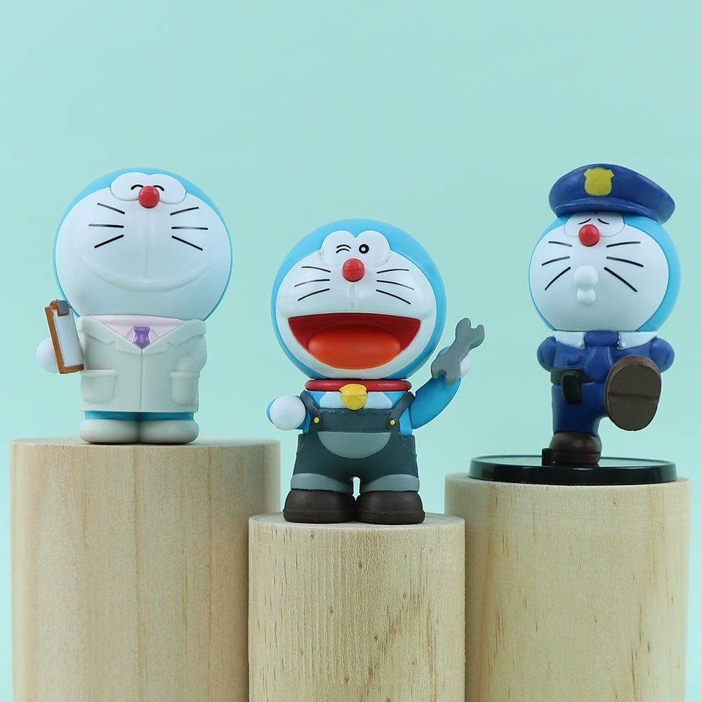 [Mua 5 tặng 1] [ hỏa tốc HCM ] [ Vũ Trí Ba ] 2025 Mô hình doremon Doraemon phiên bản nghề nghiệp siêu cute