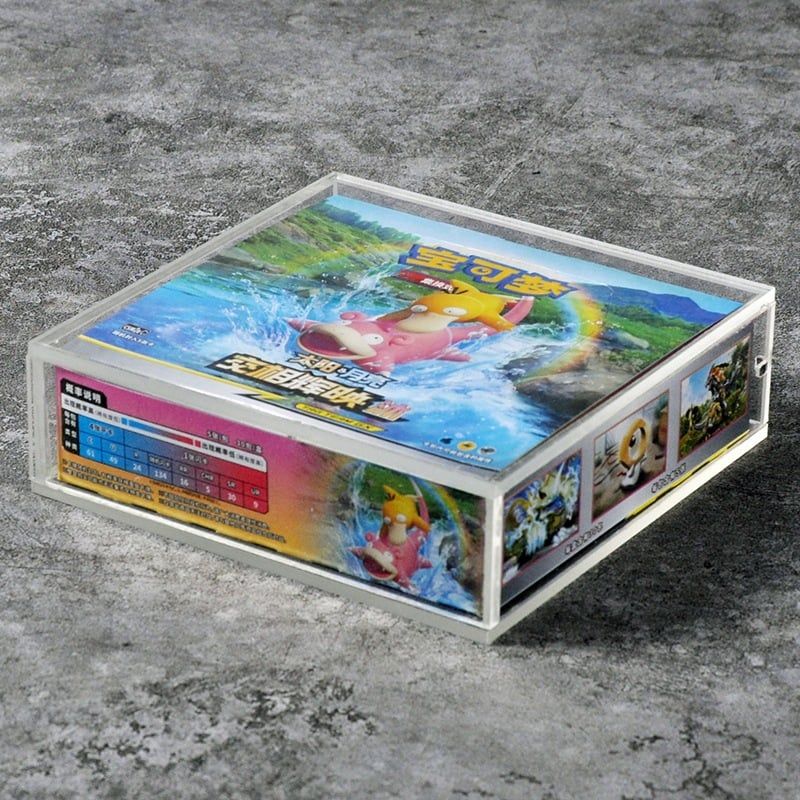 [ Hỏa tốc HCM ] Hộp Mica bảo vệ booster box cho pokemon và yugioh