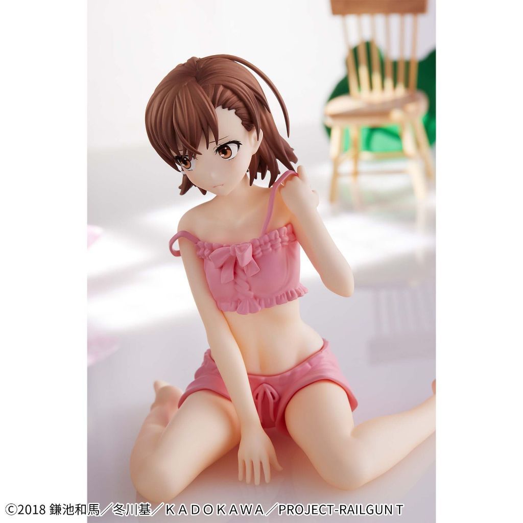 15cm [ hỏa tốc hcm ][ Vũ Trí Ba ] Mô hình To Aru Kagaku no Railgun - Shokuhou Misaki Misaka Mikoto đồ ngủ