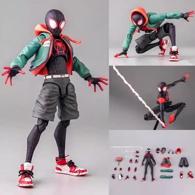 15cm Khớp FULLBOX [ Hỏa tốc ] Mô hình nhân vật FIGMA - Spider Man spiderman Into The Spider Verse