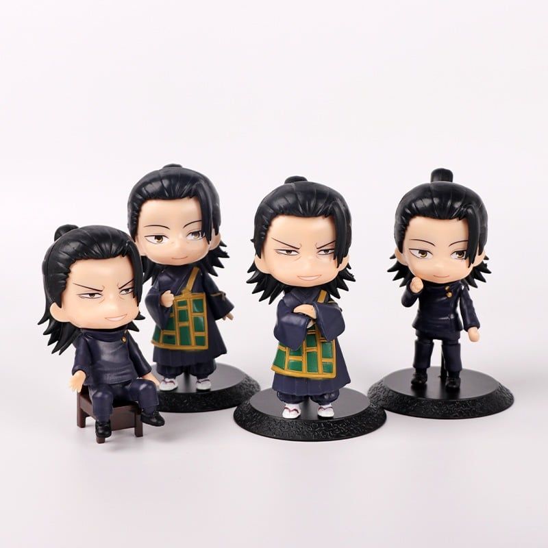 mua 3 tặng 1 [ hỏa tốc hcm ] bộ 12 Mô Hình gojo satoru yuta Jujutsu Kaisen Chú Thuật Hồi Chiến Chibi 12cm jjk