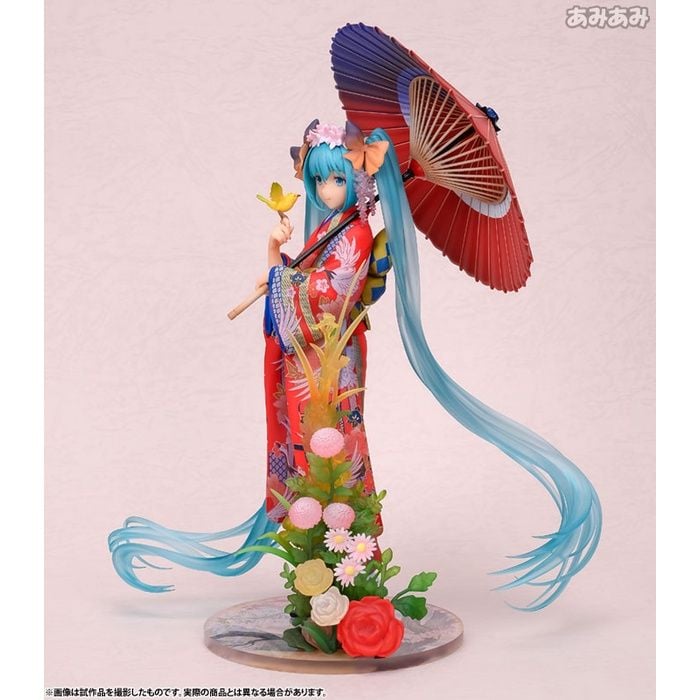 Full Box 25cm VIDEO [ hỏa tốc hcm ] Vũ Trí Ba Mô hình Miku Hatsune kimono Hanairogoromo anime waifu