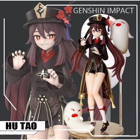 18cm [ Vũ Trí Ba ] Mô hình nhân vật Hutao - Genshin Impact