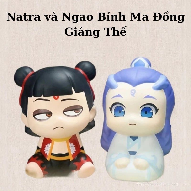 CÓ VIDEO [ Hỏa tốc HCM ] Đồ chơi Natra ma đồng náo hải đàn hồi vui nhộn na tra giảm stress mô hình dễ thương 11cm