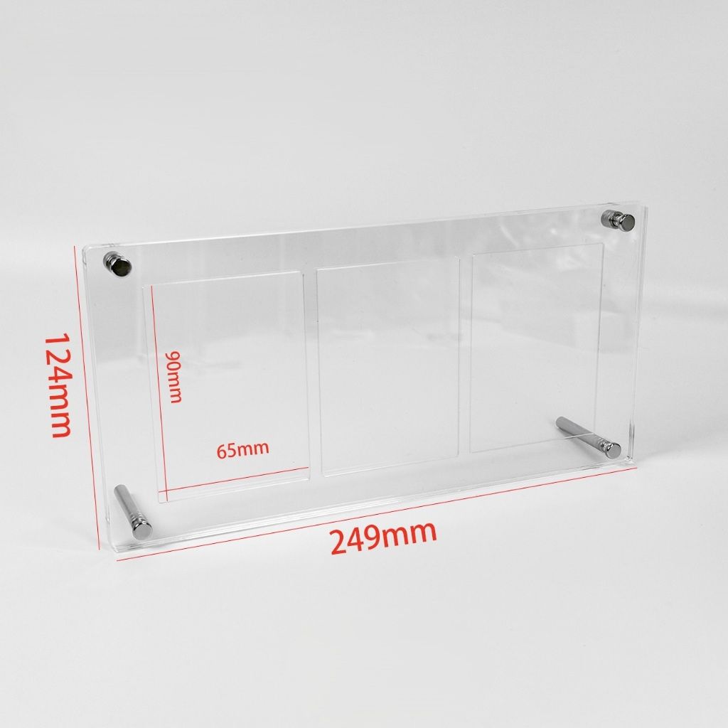 phụ kiện [ Hỏa tốc HCM ] Bộ Khung Để Mica Acrylic Dùng Trưng Bày Card, Ảnh, Poster, Menu