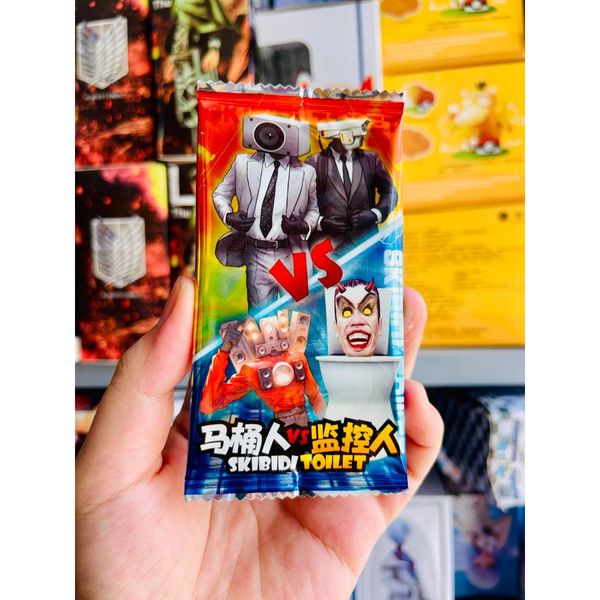 [ hỏa tốc hcm ][ Vũ Trí Ba ] [Mua 5 tặng 1] Set 5 ảnh thẻ nhân phẩm Anime Skibidi Toilet ngẫu nhiên card
