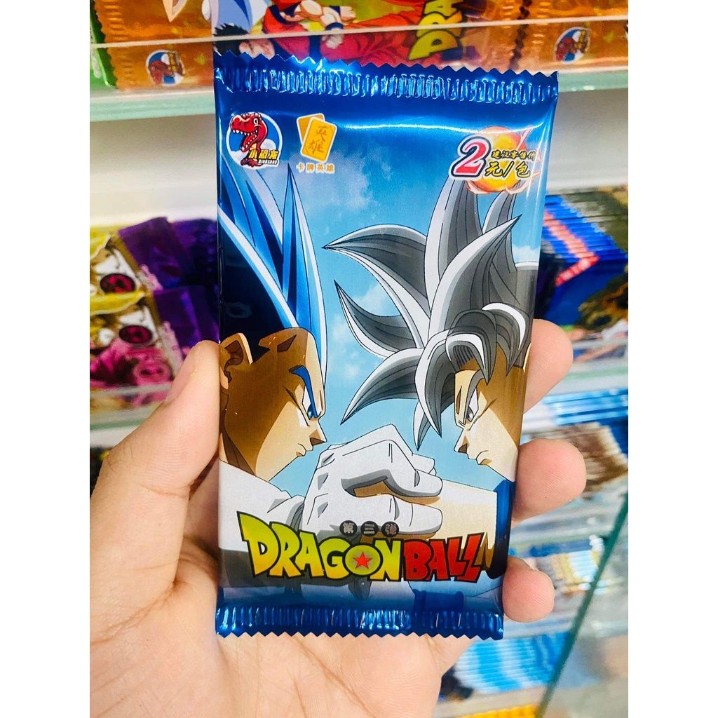 [ Vũ Trí Ba ] Tổng hợp Set 5 ảnh thẻ nhân phẩm Anime Dragon Ball ngẫu nhiên chibi xinh xắn