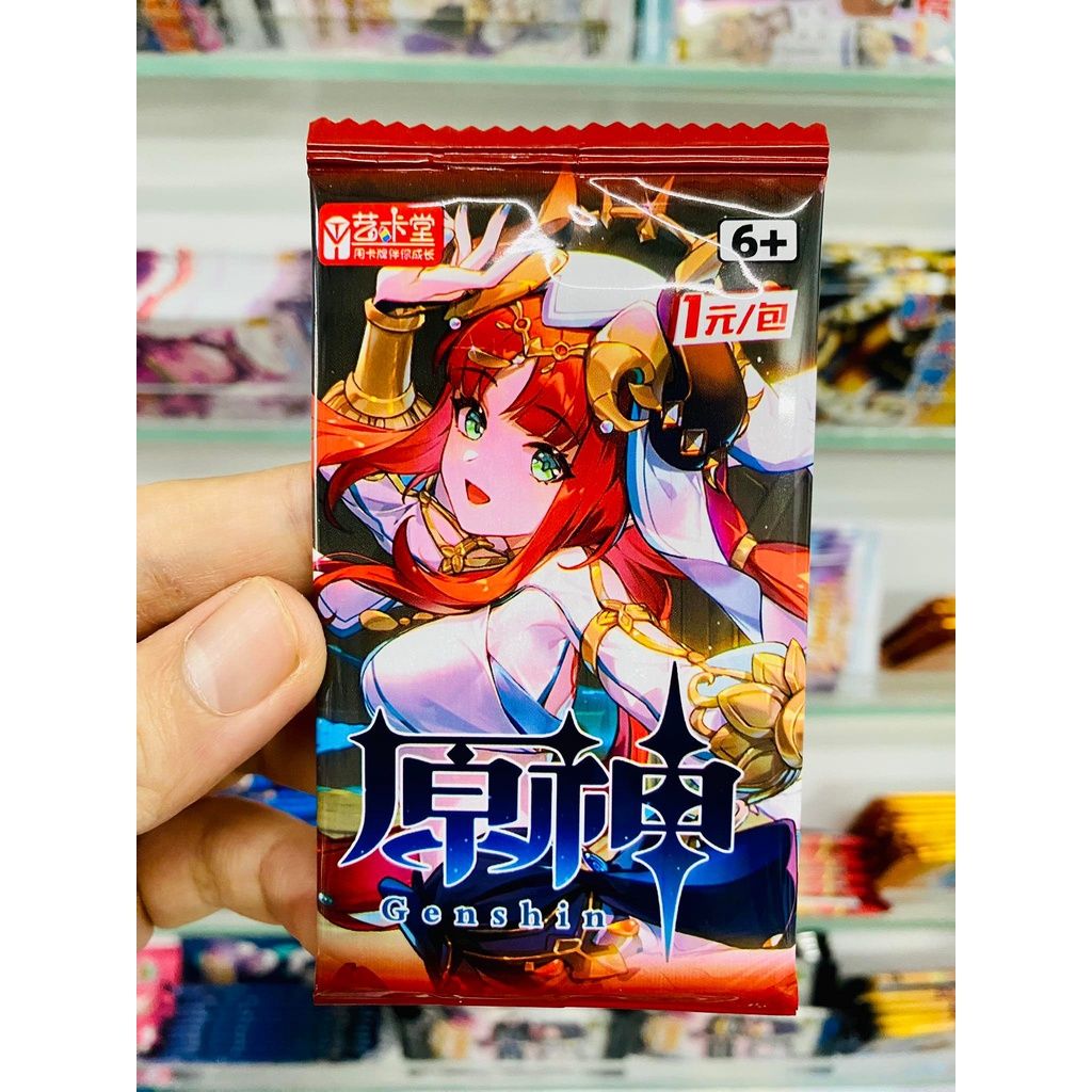 [ hỏa tốc ][ Vũ Trí Ba ] [Mua 5 tặng 1] Set 5 ảnh thẻ nhân phẩm Anime Genshin Impact GI ngẫu nhiên
