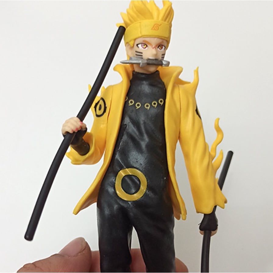 [ Vũ Trí Ba ] Mô hình nhân vật 6 Madara Minato Deidara Gaara Sasuke Guy Naruto trưởng thành - Naruto