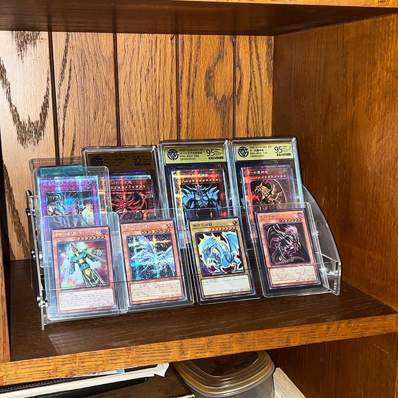 CÓ VIDEO [ Hỏa tốc ][ Vũ Trí Ba ] Kệ mica trưng bày thẻ pokemon yugioh anime k Pop huy hiệu thiệp