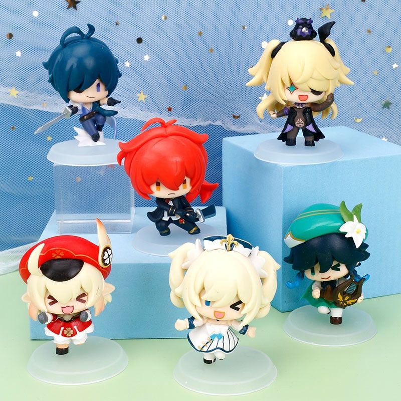 > 30 mẫu [ hỏa tốc hcm ] Mô hình chibi Klee Venti Fischl Diluc Paimon Qiqi Zhongli Genshin Impact