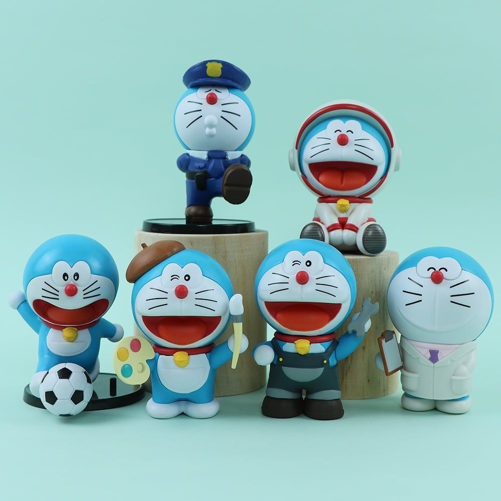 [Mua 5 tặng 1] [ hỏa tốc HCM ] [ Vũ Trí Ba ] 2025 Mô hình doremon Doraemon phiên bản nghề nghiệp siêu cute