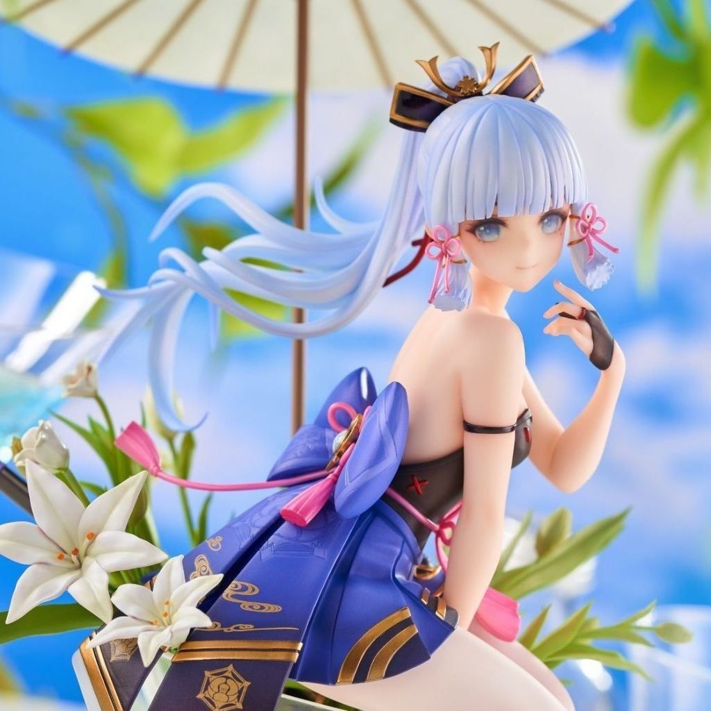 [ hỏa tốc hcm ][ Vũ Trí Ba ] Mô Hình Kamisato Ayaka (Không Kèm Đế Trưng Bày) - Genshin Impact - 20cm