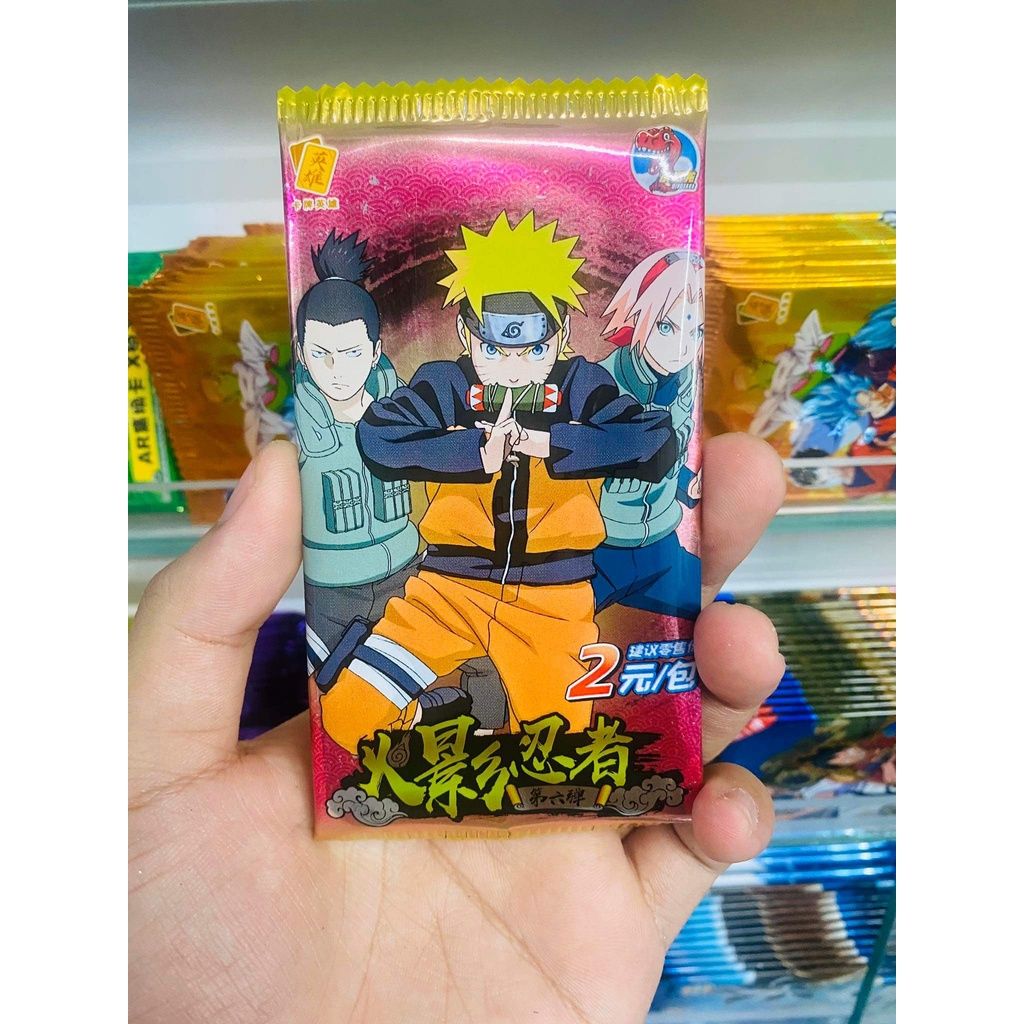 [ hỏa tốc hcm ][ Vũ Trí Ba ] [Mua 5 tặng 1] Tổng hợp Set 5 ảnh thẻ nhân phẩm Anime Naruto ngẫu nhiên - Chính hãng Kayou