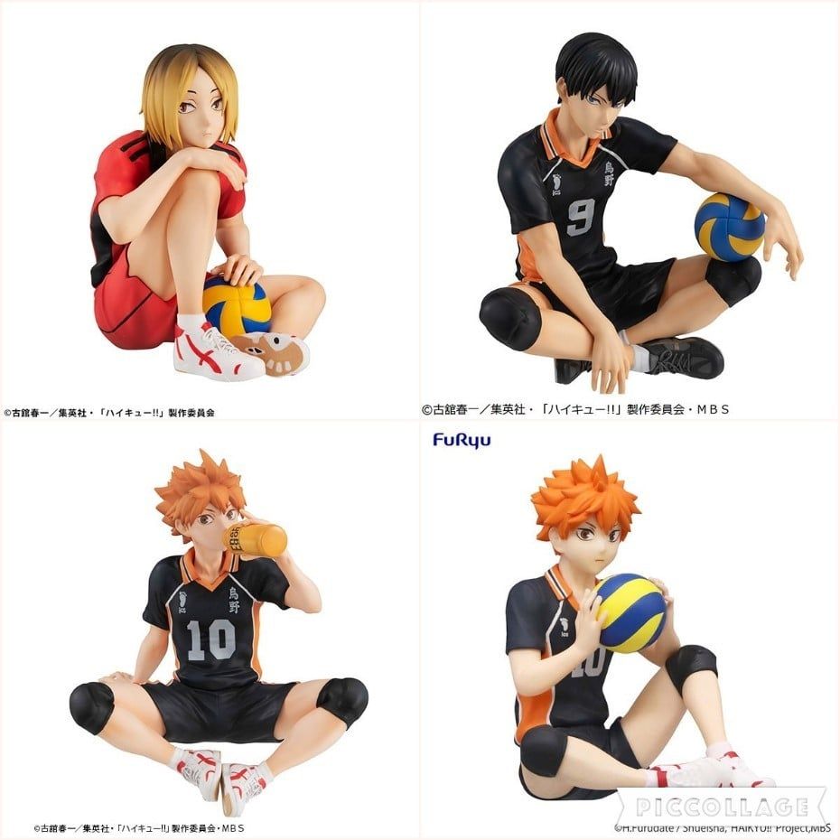 [ Vũ Trí Ba ] Mô hình nhân vật Haikyuu Vua bóng chuyền Tobio Kageyama, Hinata SHoyo 15cm