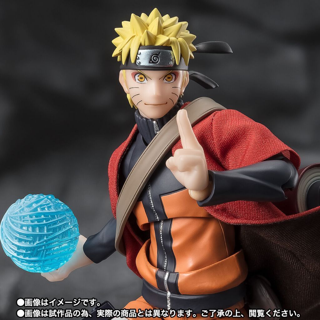 16cm FuLL BoX [ Hỏa tốc HCM ] Mô hình S.H.Figuarts SHF khớp Shippuuden Uzumaki Naruto Sage Mode