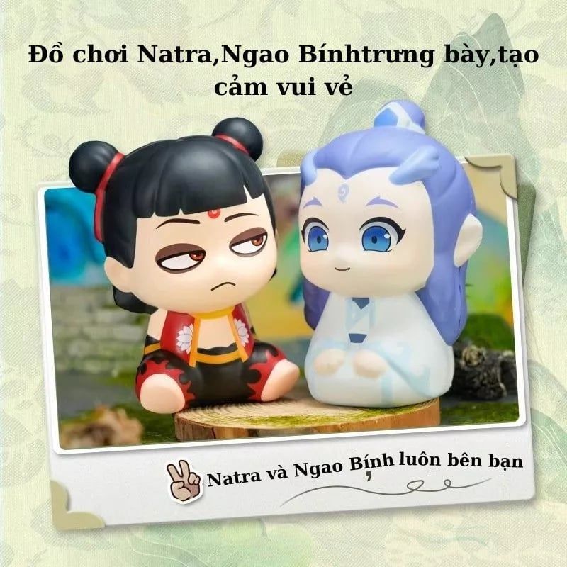 CÓ VIDEO [ Hỏa tốc HCM ] Đồ chơi Natra ma đồng náo hải đàn hồi vui nhộn na tra giảm stress mô hình dễ thương 11cm