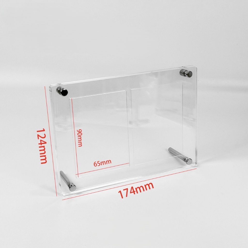 phụ kiện [ Hỏa tốc HCM ] Bộ Khung Để Mica Acrylic Dùng Trưng Bày Card, Ảnh, Poster, Menu