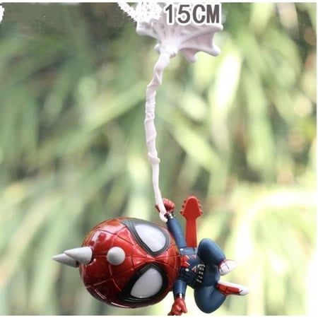 VIDEO [ Hỏa tốc HCM ][ Vũ Trí Ba ] Set 5 Mô Hình Người Nhện Spider Man Bằng Nhựa , Đầu lò xo