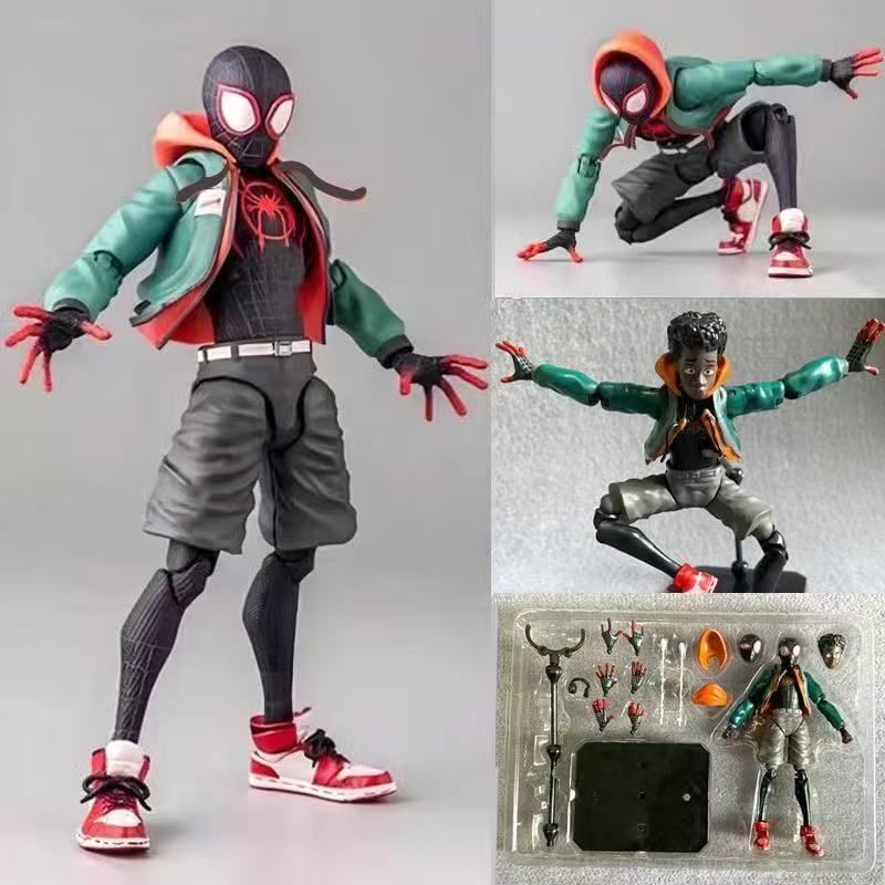 15cm Khớp FULLBOX [ Hỏa tốc ] Mô hình nhân vật FIGMA - Spider Man spiderman Into The Spider Verse