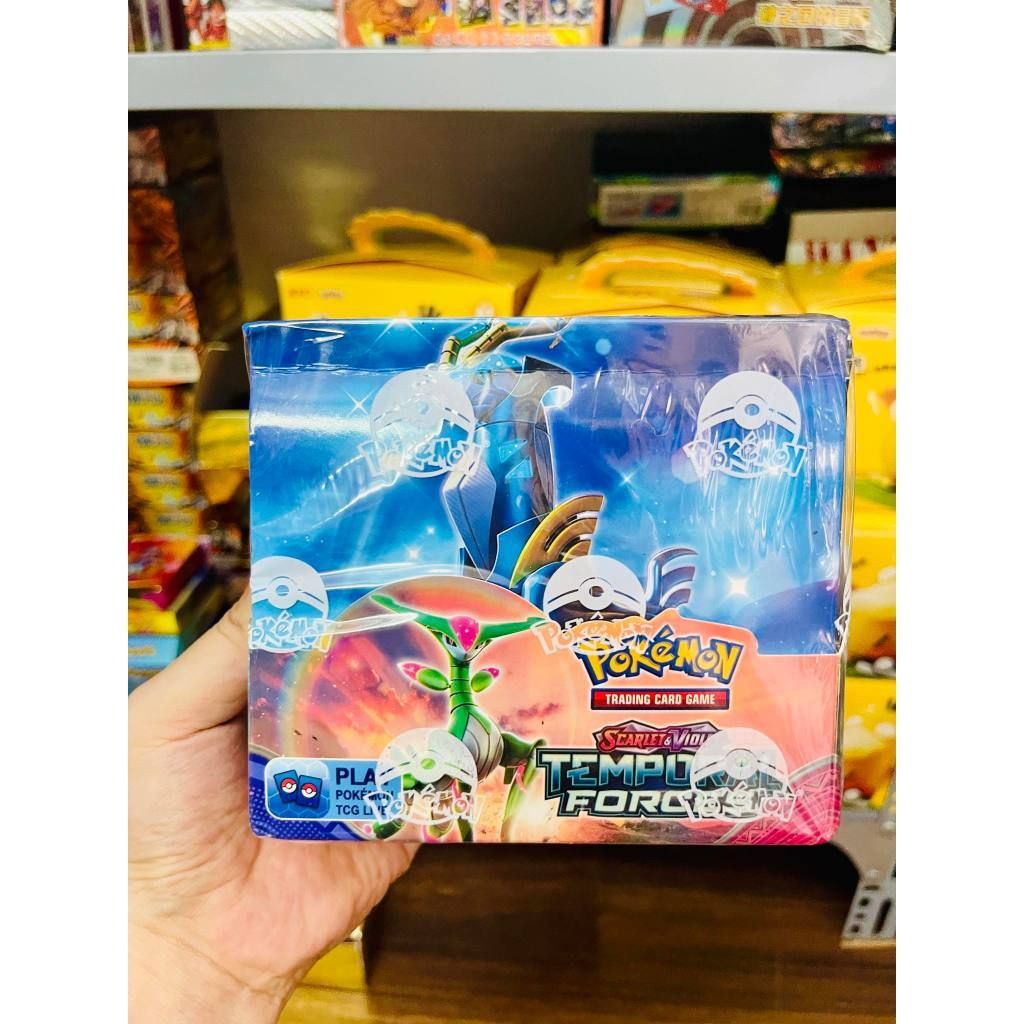 Tặng 10 THẺ NĂNG LƯỢNG [ hỏa tốc HCM ] Hộp 360 thẻ Pokemon Temporal Forces Cao Cấp Siêu Đẹp