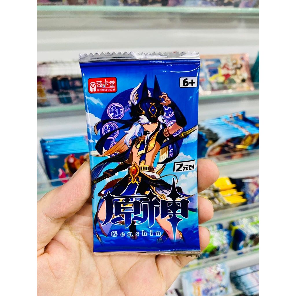 [ hỏa tốc ][ Vũ Trí Ba ] [Mua 5 tặng 1] Set 5 ảnh thẻ nhân phẩm Anime Genshin Impact GI ngẫu nhiên