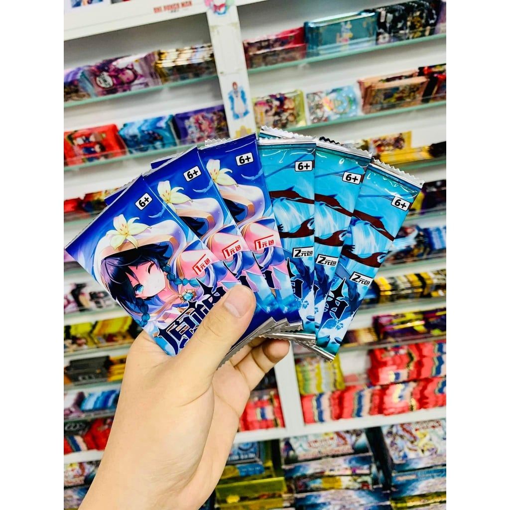 [ hỏa tốc ][ Vũ Trí Ba ] [Mua 5 tặng 1] Set 5 ảnh thẻ nhân phẩm Anime Genshin Impact GI ngẫu nhiên