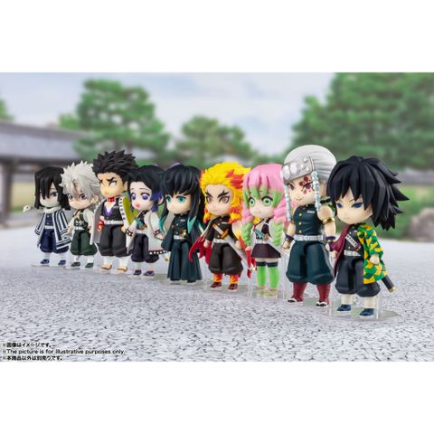 [ hỏa tốc hcm ] Mô hình 10cm khớp Demon slayer Tanjiro Nezuko Zenitsu Inosuke Kimetsu No Yaiba