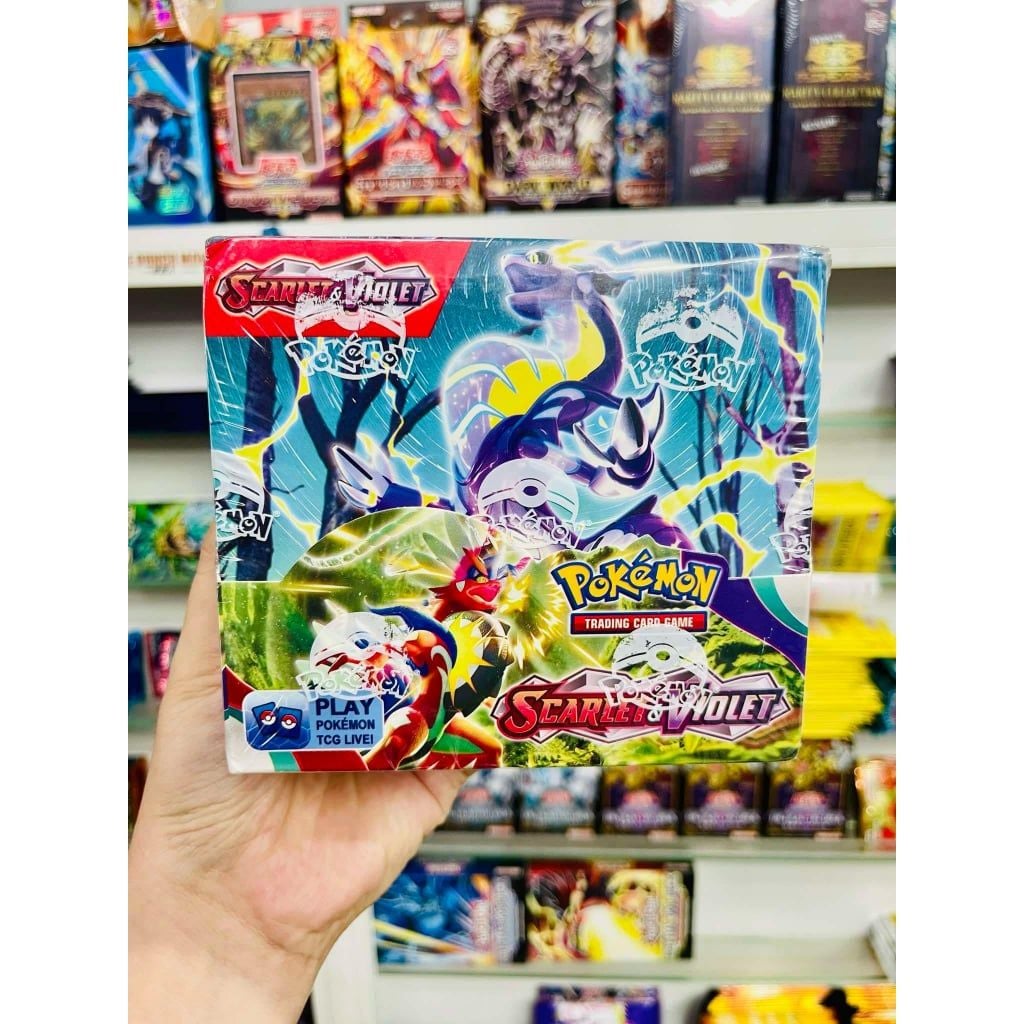 Tặng 10 THẺ NĂNG LƯỢNG [ hỏa tốc ] [ Vũ Trí Ba ] Hộp 360 thẻ Pokemon Scarlet & Violet Cao Cấp