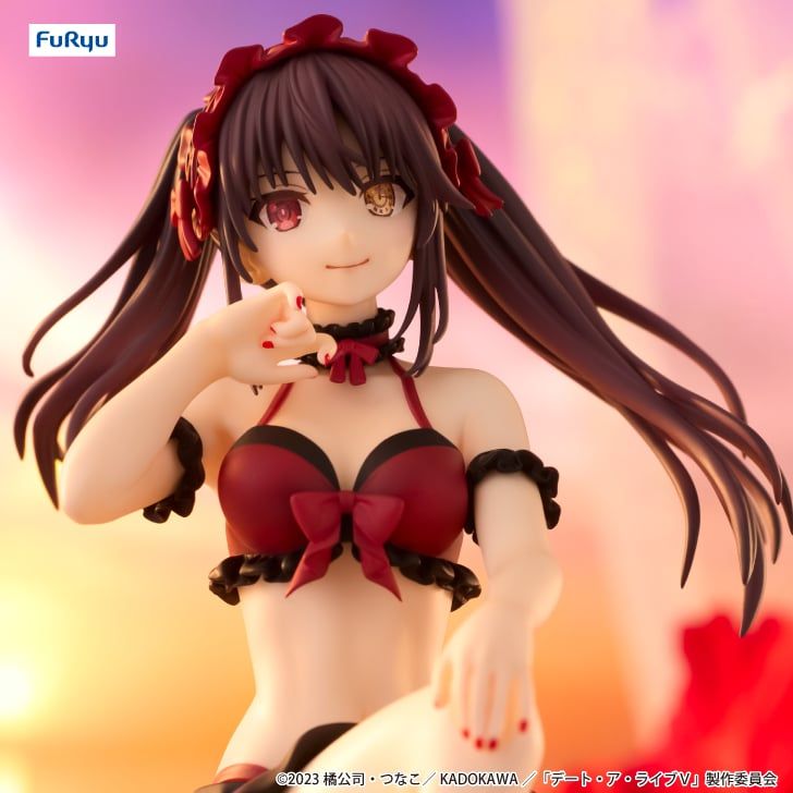 15cm [ Vũ Trí Ba ] [ Hỏa tốc HCM ] Mô hình nhân vật - Date A Live V - Tokisaki Kurumi áo tắm ngồi