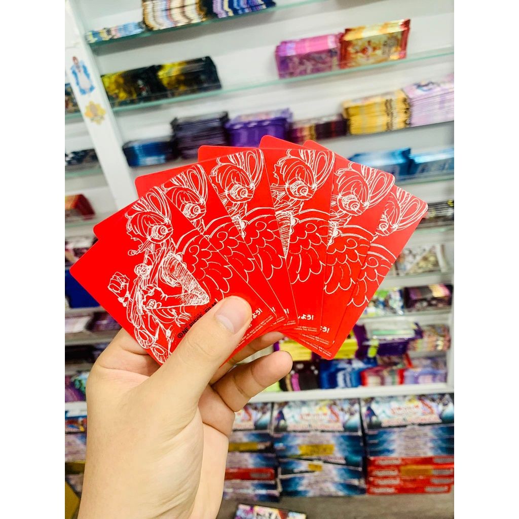 [Vũ Trí Ba] [ Chính hãng ] Thẻ bo góc UTA One Piece Movie Film RED - Tặng kèm bọc bài