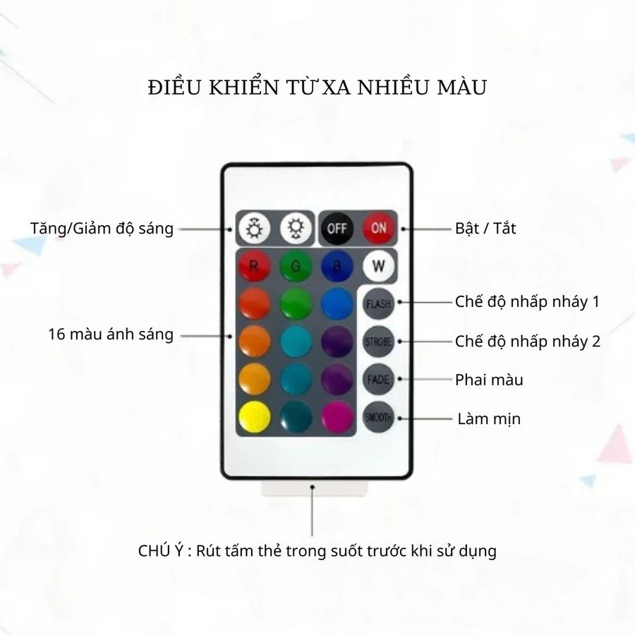 tặng kèm điều khiển RGB 16 màu CÓ VIDEO Hỏa tốc HCM Đèn ngủ pha lê hình trụ, trang trí phòng khách
