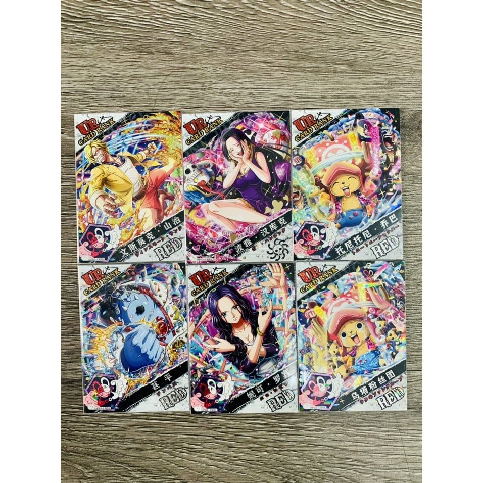 Thẻ lẻ đặc biệt One Piece Flim Red độ hiếm cao SSR Bạc,SSR Vàng,thẻ kim loại,mạ vàng