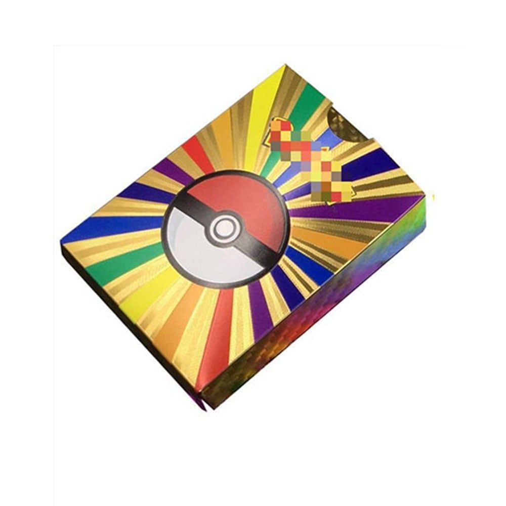 [ hỏa tốc hcm ] Bộ 55 Thẻ Pikachu đầy màu sắc bằng kim loại GX V Vmax pokemon Charizard