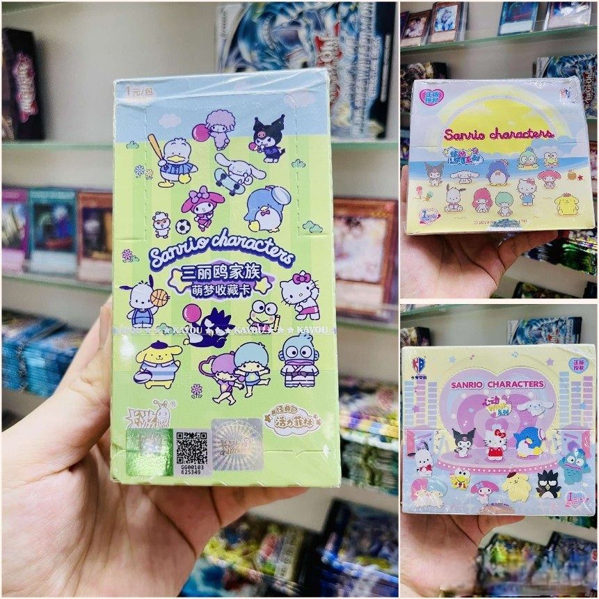 > 6 mẫu Chính Hãng [ hỏa tốc hcm ] Hộp 36 gói ảnh thẻ Sanrio hello kitty kuromi Cinnamoroll