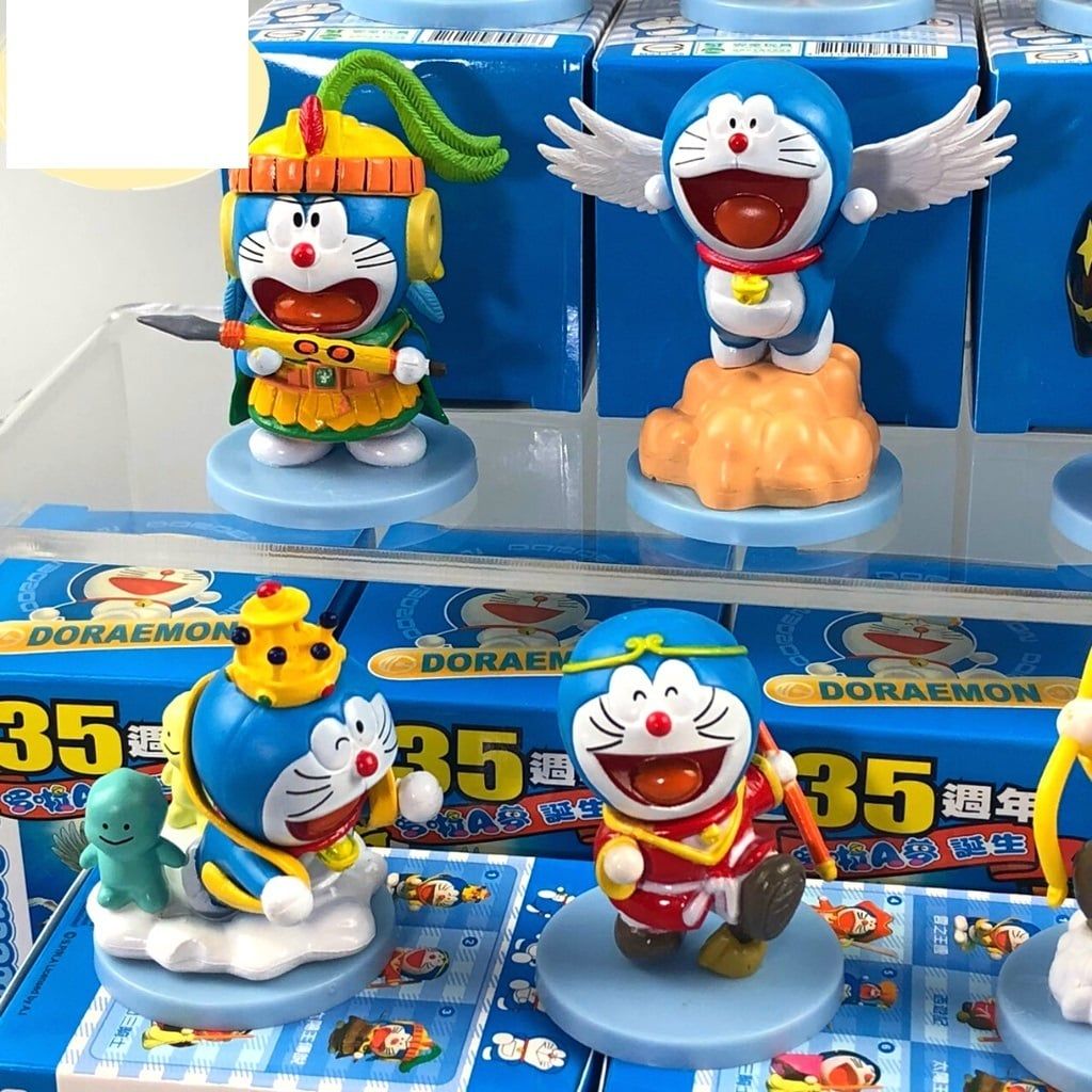 mua 5 tặng 1 [ hỏa tốc HCM ] [ Vũ Trí Ba ]  bộ 12 Mô hình doremon DORAEMON chuyến phiêu lưu và các Bảo bối cực đẹp