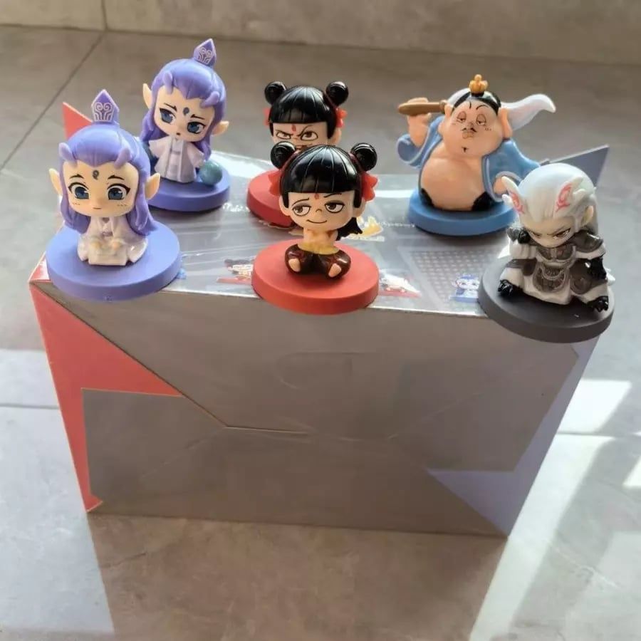 [ Hỏa tốc HCM ] Hộp mù Natra ma đồng giá thế set 6 Blindbox na tra ngao bính tượng trang trí