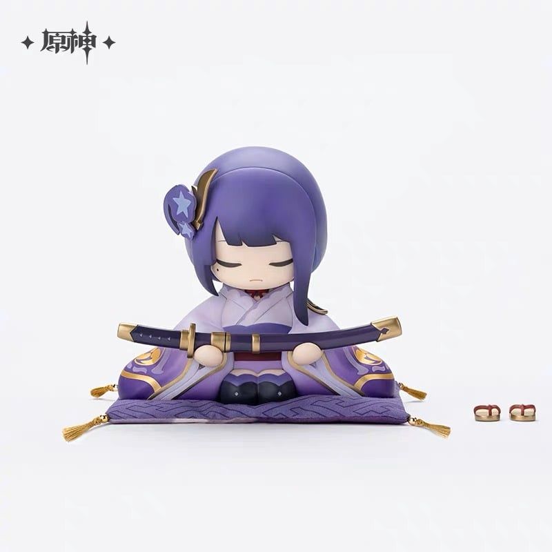 mua5 tặng1 hỏa tốc hcm Vũ Trí Ba Mô hình Lôi Thần Raiden Shogun Chibi Genshin Impact anime waifu
