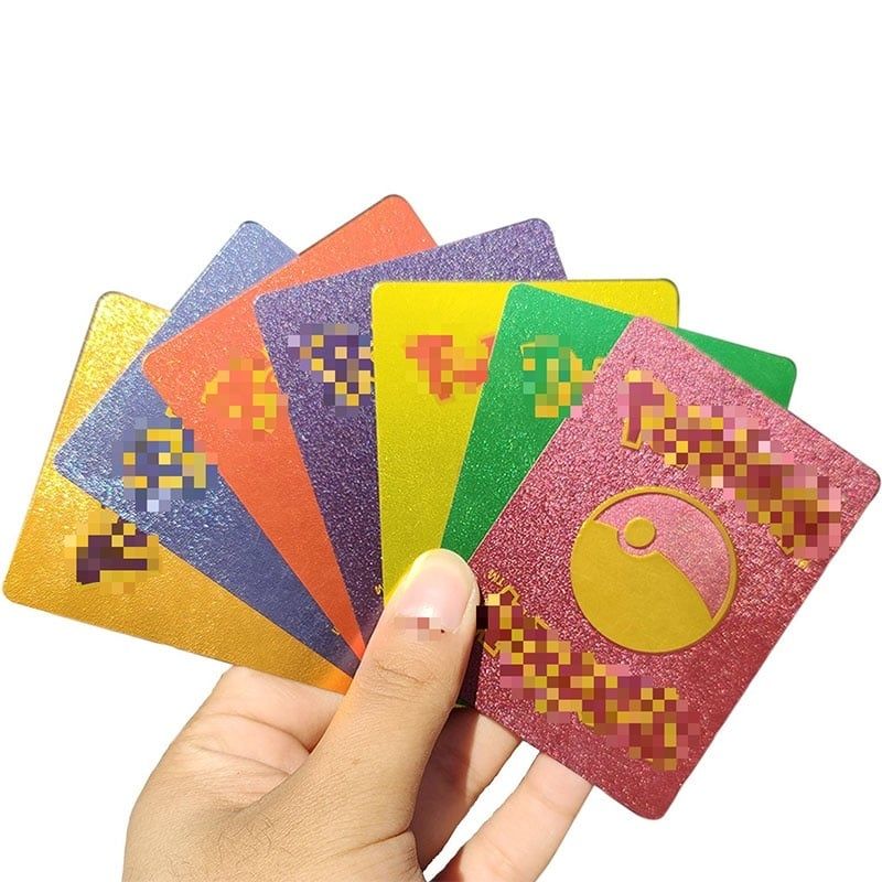 [ hỏa tốc hcm ] Bộ 55 Thẻ Pikachu đầy màu sắc bằng kim loại GX V Vmax pokemon Charizard