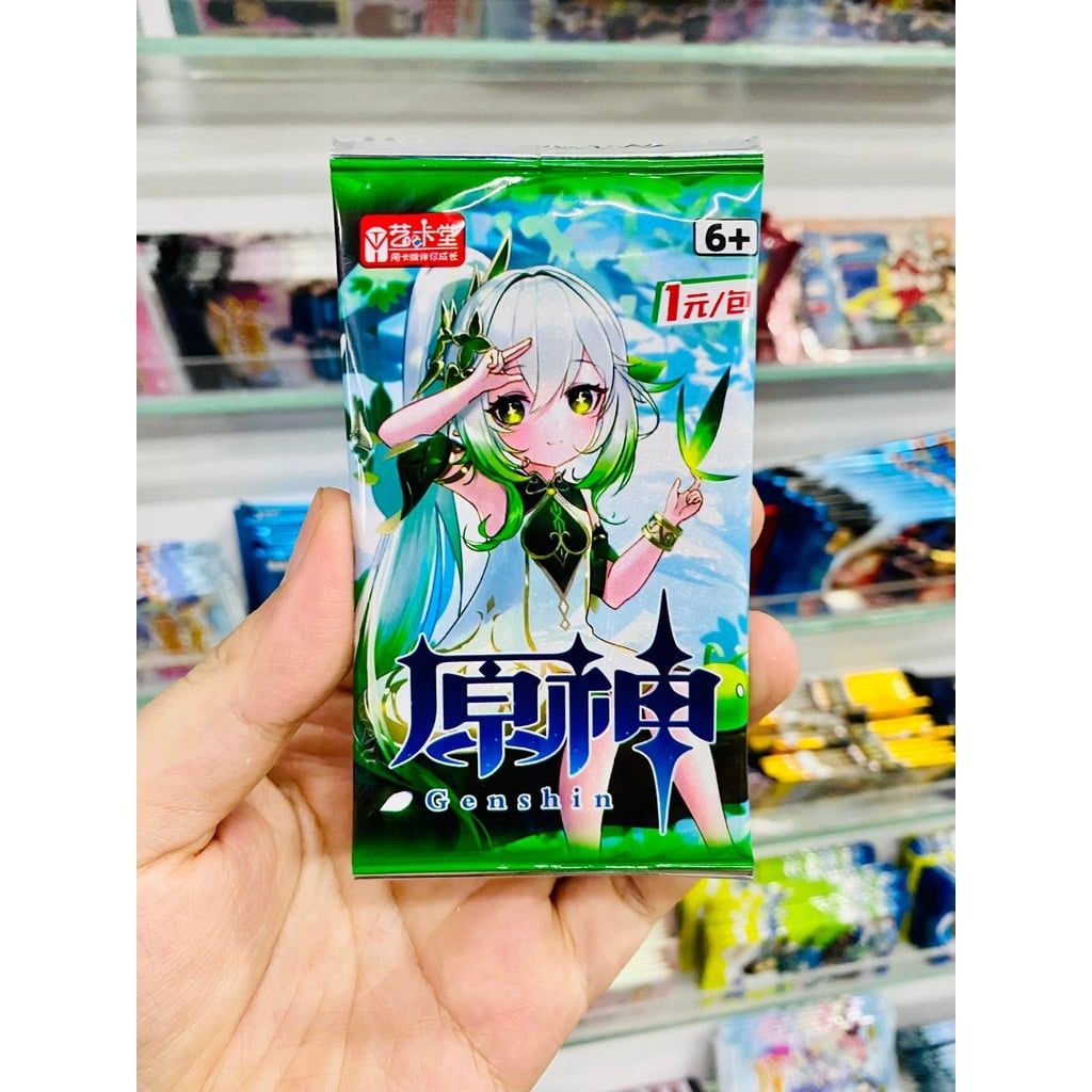 [ hỏa tốc ][ Vũ Trí Ba ] [Mua 5 tặng 1] Set 5 ảnh thẻ nhân phẩm Anime Genshin Impact GI ngẫu nhiên