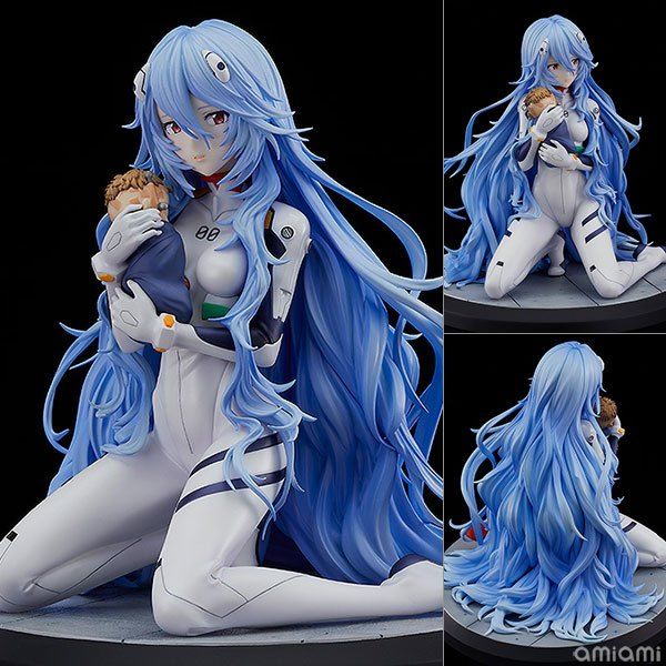 VIDEO FULLBOX 20CM [ hỏa tốc ][ Vũ Trí Ba ] Mô hình Rei Ayanami Rebuild of Evangelion Long Hair Ver.